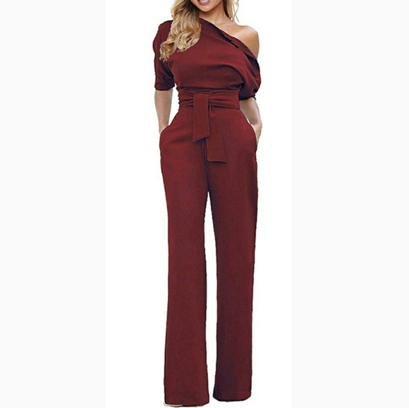 🆕⭐Wine red jumpsuit romper⭐ - Picture 3 of 8